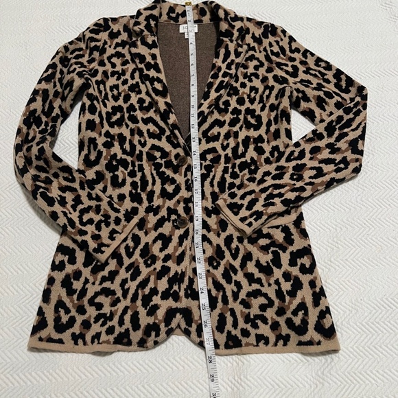 J.CREW Leopard sweater-blazer - Picture 9 of 9